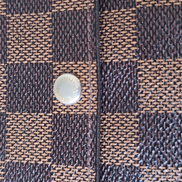 LOUIS VUITTON VINTAGE 2010 DAMIER PORTE MONNAIE 10 CARD CREDIT WALLET W/CHAIN - Picture 9 of 17